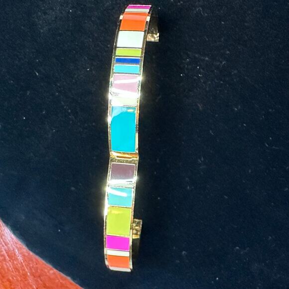 Kate Spade - "For The Fun of It' idiom bracelet, rainbow of colors - Picture 3 of 8